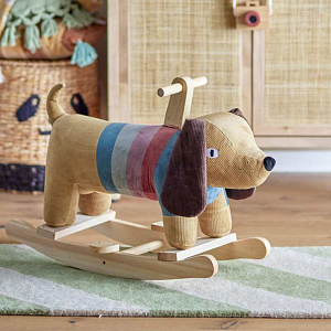 Качалка Bloomingville MINI "Собачка Charlie", коричневая