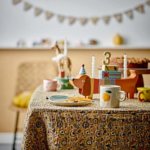 Кружка керамическая Bloomingville MINI "Agnes", белая, 230 мл