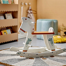 Качалка Bloomingville MINI "Лошадка Ruddy", белая