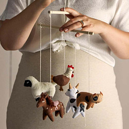 Мобиль Bloomingville MINI "Gunni", коричневый