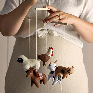 Мобиль Bloomingville MINI "Gunni", коричневый