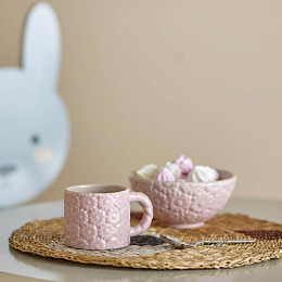 Кружка керамическая Bloomingville MINI "Benji", розовая, 160 мл