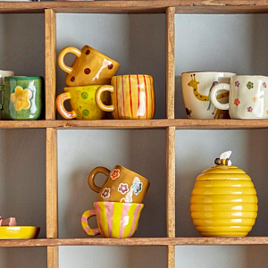 Кружка керамическая Bloomingville MINI "Addy", коричневая, 160 мл