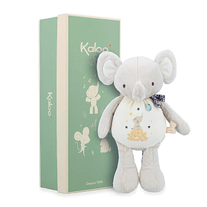 Мягкая развивающая игрушка Kaloo "Elephant", серия "Petites Chansons", серая, 28 см