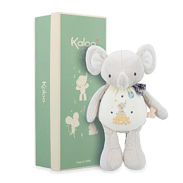 Мягкая развивающая игрушка Kaloo "Elephant", серия "Petites Chansons", серая, 28 см