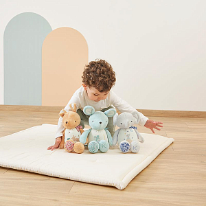 Мягкая развивающая игрушка Kaloo "Elephant", серия "Petites Chansons", серая, 28 см