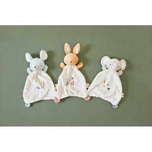 Игрушка-комфортер с подвеской Kaloo "Rabbit", серия "Petites Chansons", коричневый, 28 см