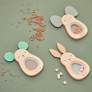 Развивающая игрушка-погремушка Kaloo "Кролик Sound Animal", серия "Petites Chansons"