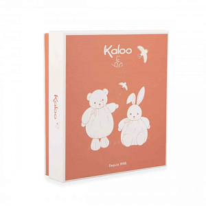 Игрушка-комфортер Kaloo "Медвежонок", серия "Intemporel", зеленый, 24 см