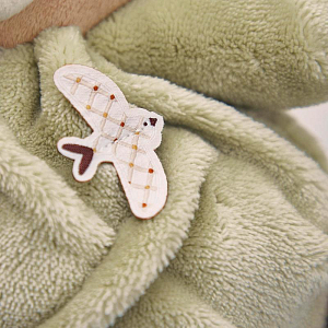 Мягкая игрушка Kaloo "Медвежонок Chubby Bear", серия "Intemporel", зеленый, 17 см