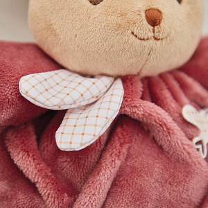 Мягкая игрушка Kaloo "Кролик Chubby Rabbit", серия "Intemporel", бургунди, 17 см