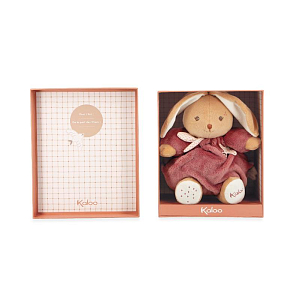 Мягкая игрушка Kaloo "Кролик Chubby Rabbit", серия "Intemporel", бургунди, 17 см