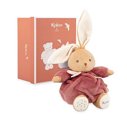 Мягкая игрушка Kaloo "Кролик Chubby Rabbit", серия "Intemporel", бургунди, 17 см