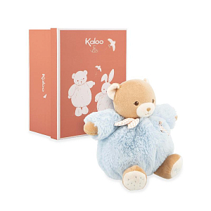 Мягкая игрушка Kaloo "Медвежонок Chubby Bear", серия "Intemporel", голубой, 17 см
