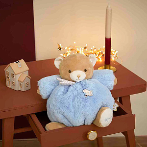 Мягкая игрушка Kaloo "Медвежонок Chubby Bear", серия "Intemporel", голубой, 25 см