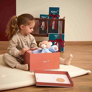 Мягкая игрушка Kaloo "Медвежонок Chubby Bear", серия "Intemporel", голубой, 25 см