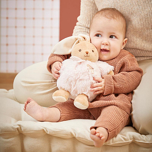 Мягкая игрушка Kaloo "Кролик Chubby Rabbit", серия "Intemporel", розовый, 17 см