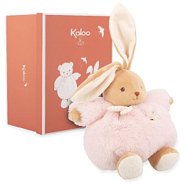 Мягкая игрушка Kaloo "Кролик Chubby Rabbit", серия "Intemporel", розовый, 25 см