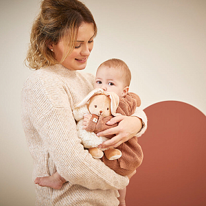 Мягкая игрушка Kaloo "Кролик Chubby Rabbit", серия "Intemporel", кремовый, 17 см