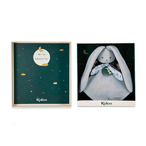 Игрушка-комфортер Kaloo "Кролик", серия "Lapinoo", серый, 30 см