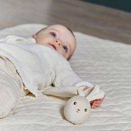 Мяч-погремушка текстильная Kaloo "My little rattle balls", серия "Lapinoo", бежевый, 6 см