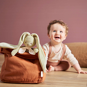 Мягкая игрушка Kaloo "Кролик", серия "Lapinoo", оливковый, маленький, 25 см