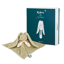 Игрушка-комфортер Kaloo "Кролик", серия "Lapinoo", оливковый, 30 см