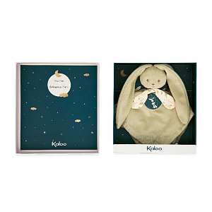 Игрушка-комфортер Kaloo "Кролик", серия "Lapinoo", оливковый, 30 см