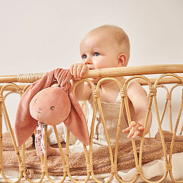 Музыкальная игрушка Kaloo "Кролик", серия "Lapinoo", терракотовая, 11 см