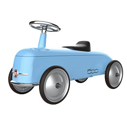 Детская машинка Baghera Roadster Fiat, голубая
