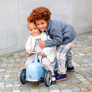 Детская машинка Baghera Roadster Fiat, голубая