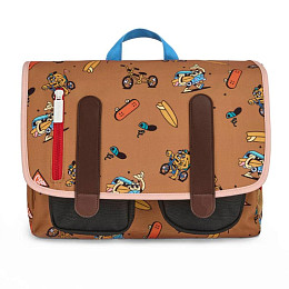 Рюкзак школьный Hello Hossy "School Mascots Ride", шоколадный микс
