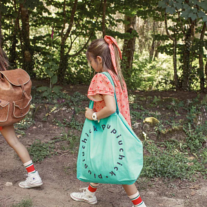 Платье Piupiuchick "Collar Cherries", коралловая вишня