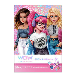 Книга с набором стикеров WOW Generation