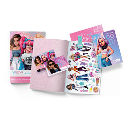Книга с набором стикеров WOW Generation