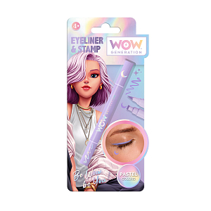 Подводка для глаз со штампом WOW Generation, сиреневая