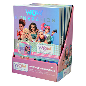 Набор блокнотов в мягкой обложке WOW Generation, 3 шт