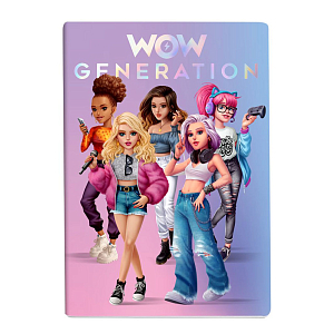 Набор блокнотов в мягкой обложке WOW Generation, 3 шт