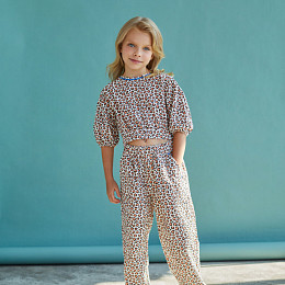 Брюки Piupiuchick "Animal", нежный леопард