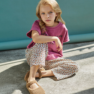 Брюки Piupiuchick "Animal", нежный леопард