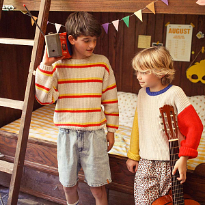 Шорты джинсовые Piupiuchick "Washed Blue Denim", серые