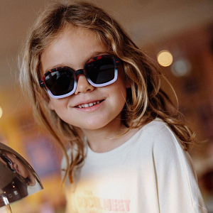 Солнцезащитные очки Hello Hossy "Craky Lilac", леопард с лиловым