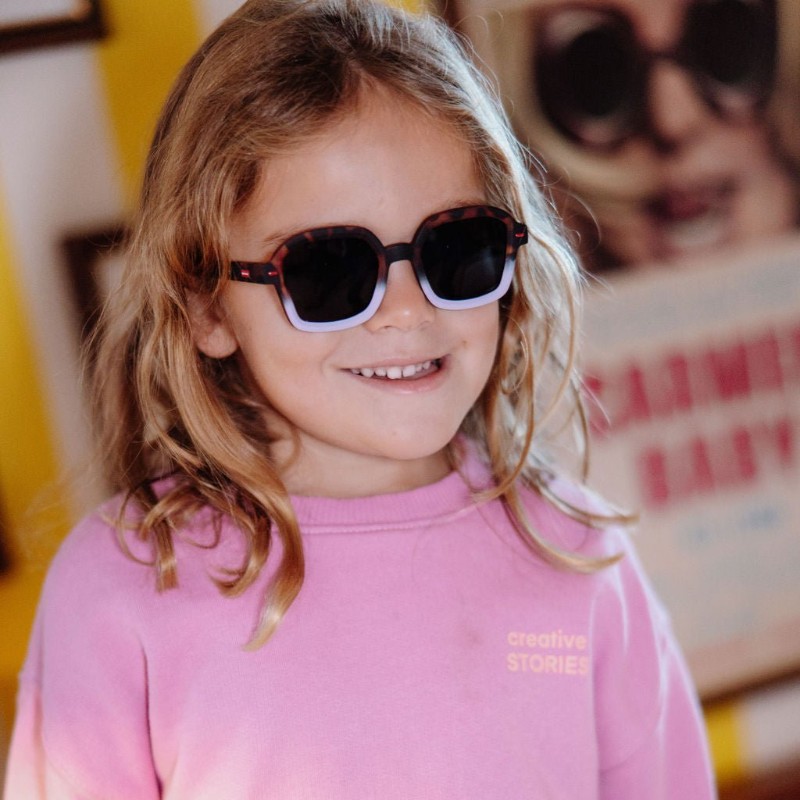 Солнцезащитные очки Hello Hossy "Craky Lilac", леопард с лиловым