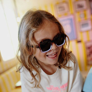 Солнцезащитные очки Hello Hossy "Craky Lilac", леопард с лиловым