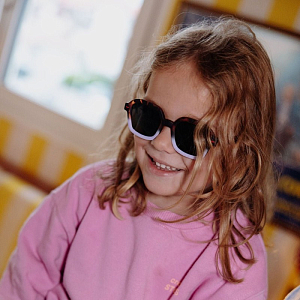 Солнцезащитные очки Hello Hossy "Craky Lilac", леопард с лиловым