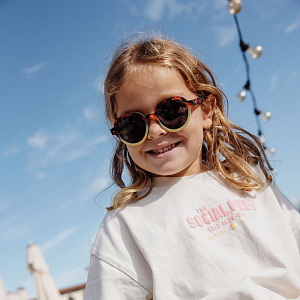 Солнцезащитные очки Hello Hossy "Megy Craky Yellow", леопард с желтым