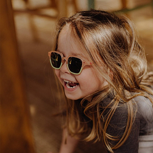 Солнцезащитные очки Hello Hossy "Mini Mia", розовый с зеленым