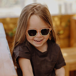 Солнцезащитные очки Hello Hossy "Mini Mia", розовый с зеленым