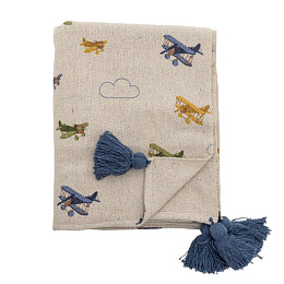 Плед Bloomingville MINI "Plane", бежевый, 160 х 130 см