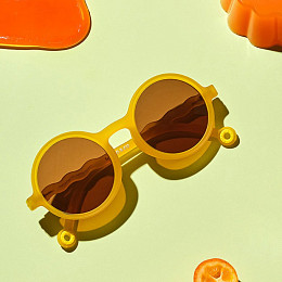 Солнцезащитные очки OLIVIO & CO "Желтый цитрус", желтые